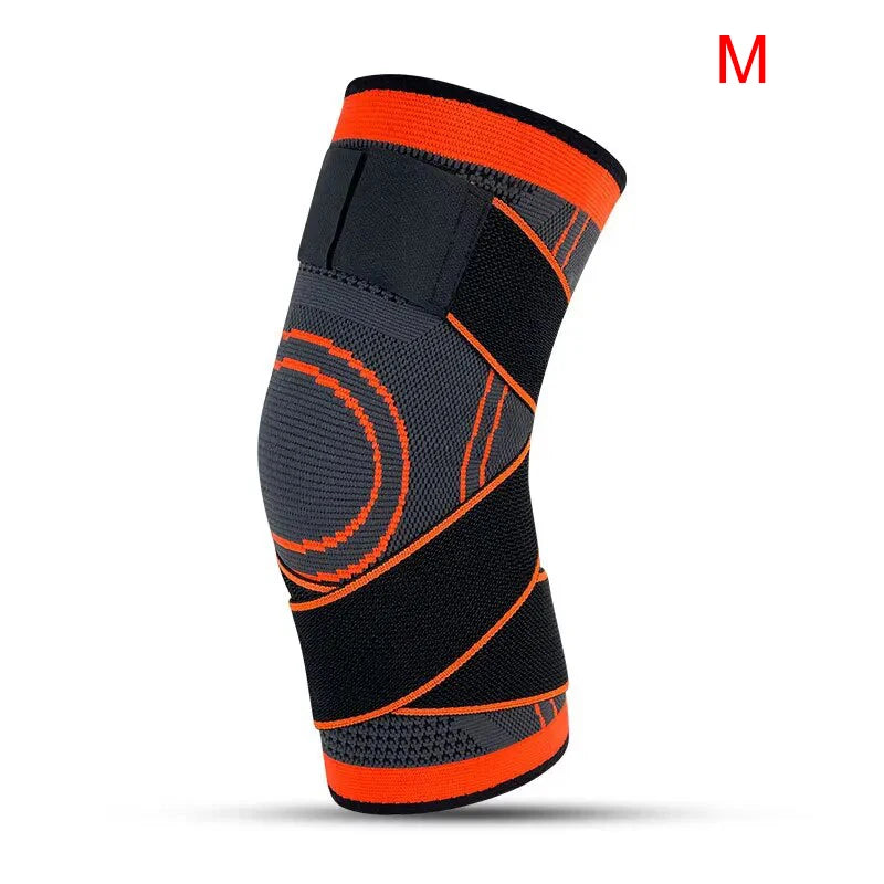 Knee Compressions Sleeve Adjustable Sports Knee Pad Patella Stabilizer Brace Support For Hiking Soccer Basketball Running Sport