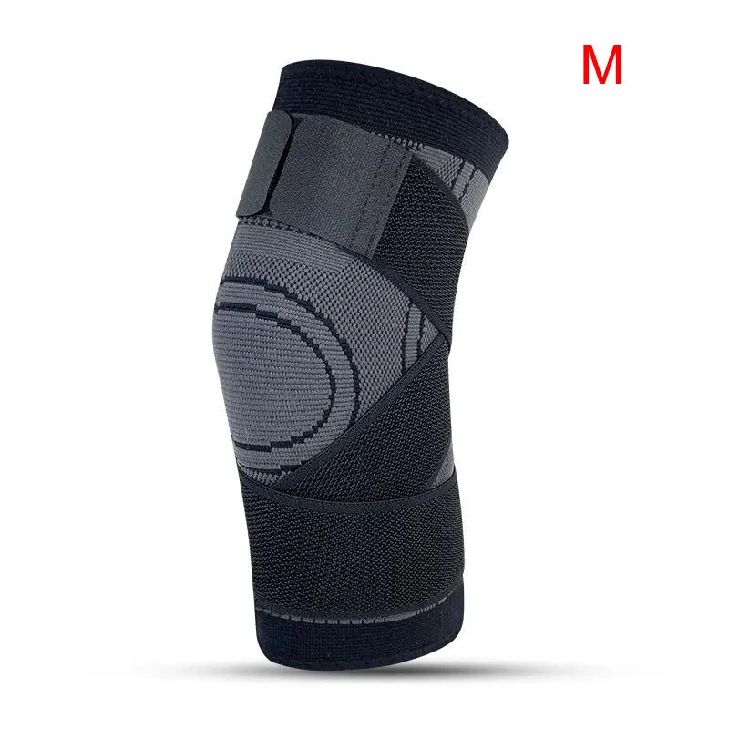 Knee Compressions Sleeve Adjustable Sports Knee Pad Patella Stabilizer Brace Support For Hiking Soccer Basketball Running Sport