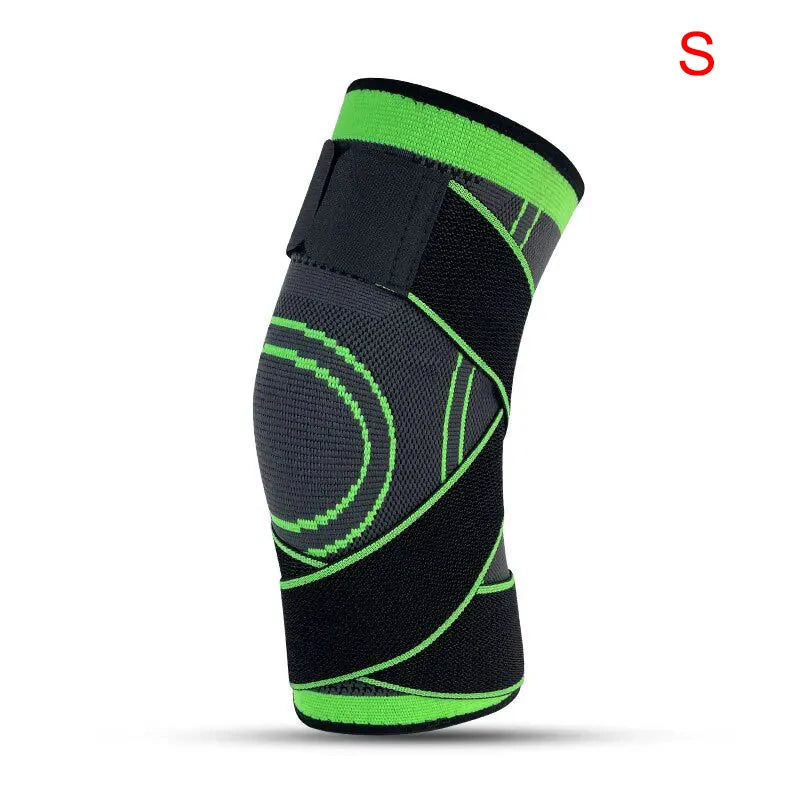 Knee Compressions Sleeve Adjustable Sports Knee Pad Patella Stabilizer Brace Support For Hiking Soccer Basketball Running Sport