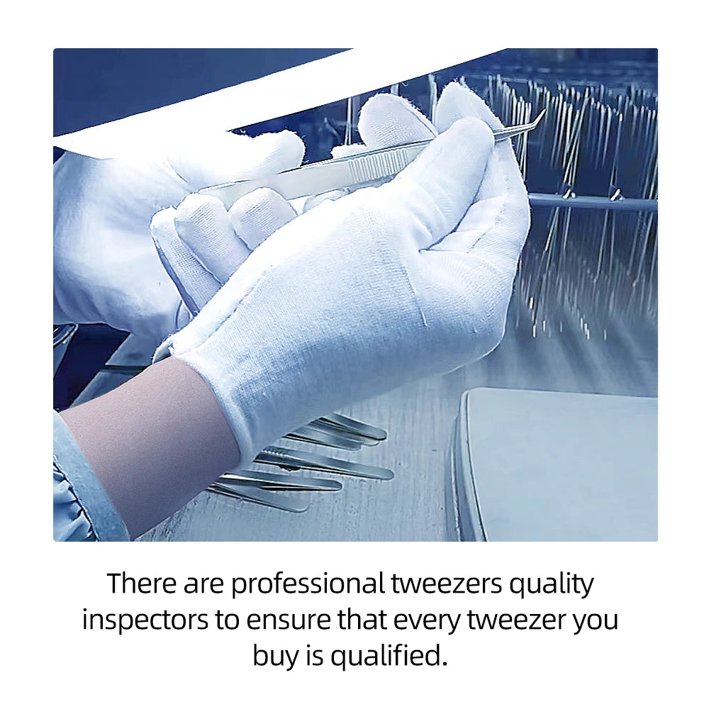 Pinzas Extensiones Pestañas NAGARAKU - Acero Inoxidable 3D Precisión