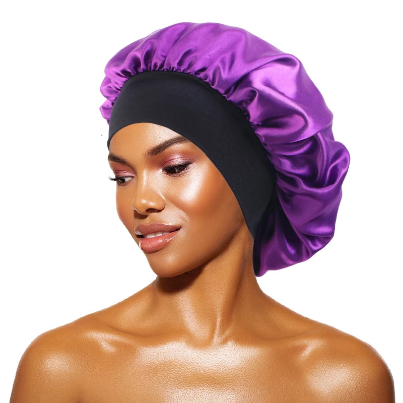 Gorro Satín para Dormir - Protección Cabello Noche Mujer