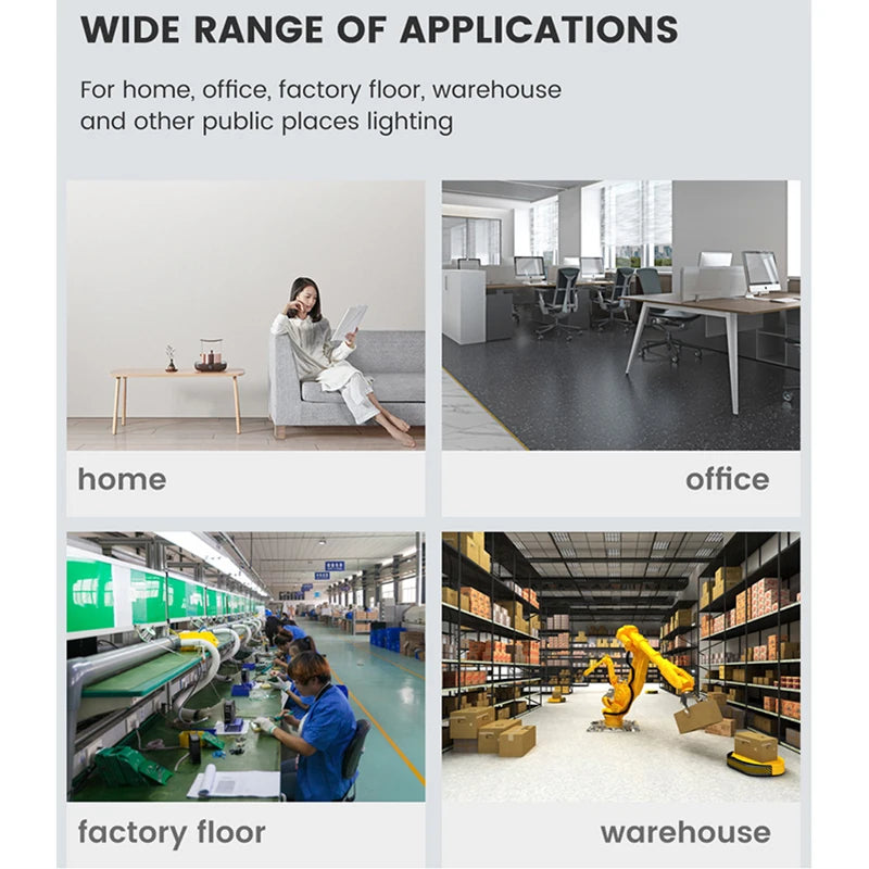 Bombilla LED E27 28W Plegable Forma Ventilador - Luz Blanca 6500K