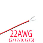 Cable Eléctrico 2 Pines Cobre - 18/20/22/24/26 AWG LED Strip