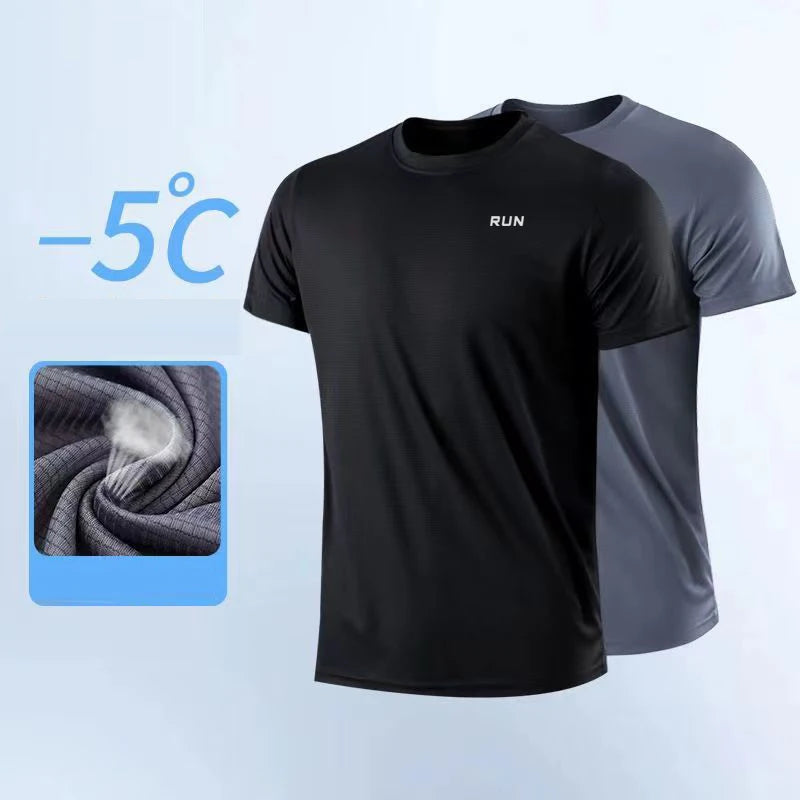 Camiseta Deportiva Quick Dry para Hombre - Gym Running