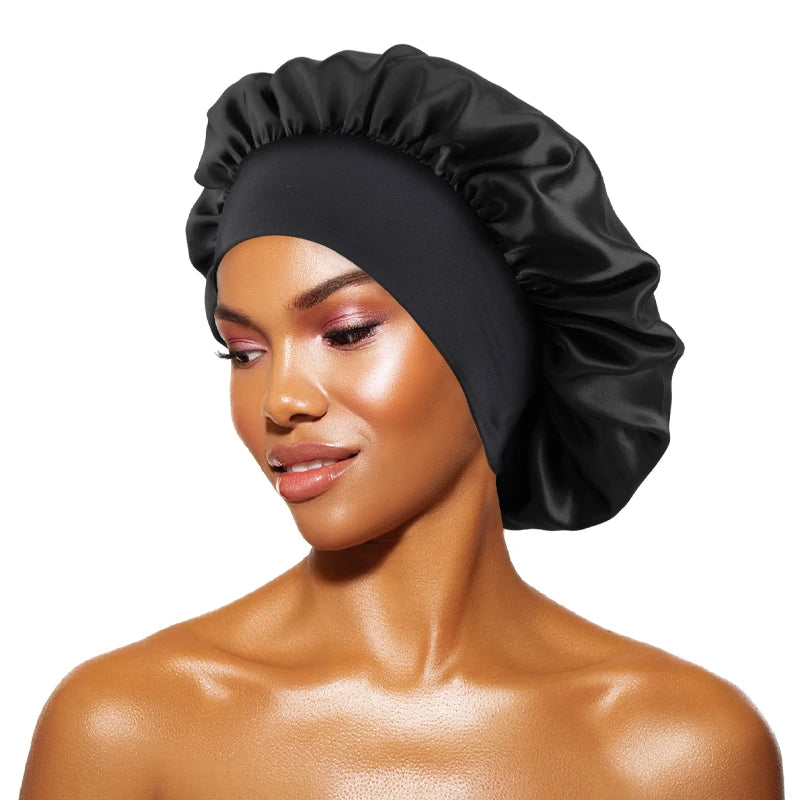 Gorro Satín para Dormir - Protección Cabello Noche Mujer