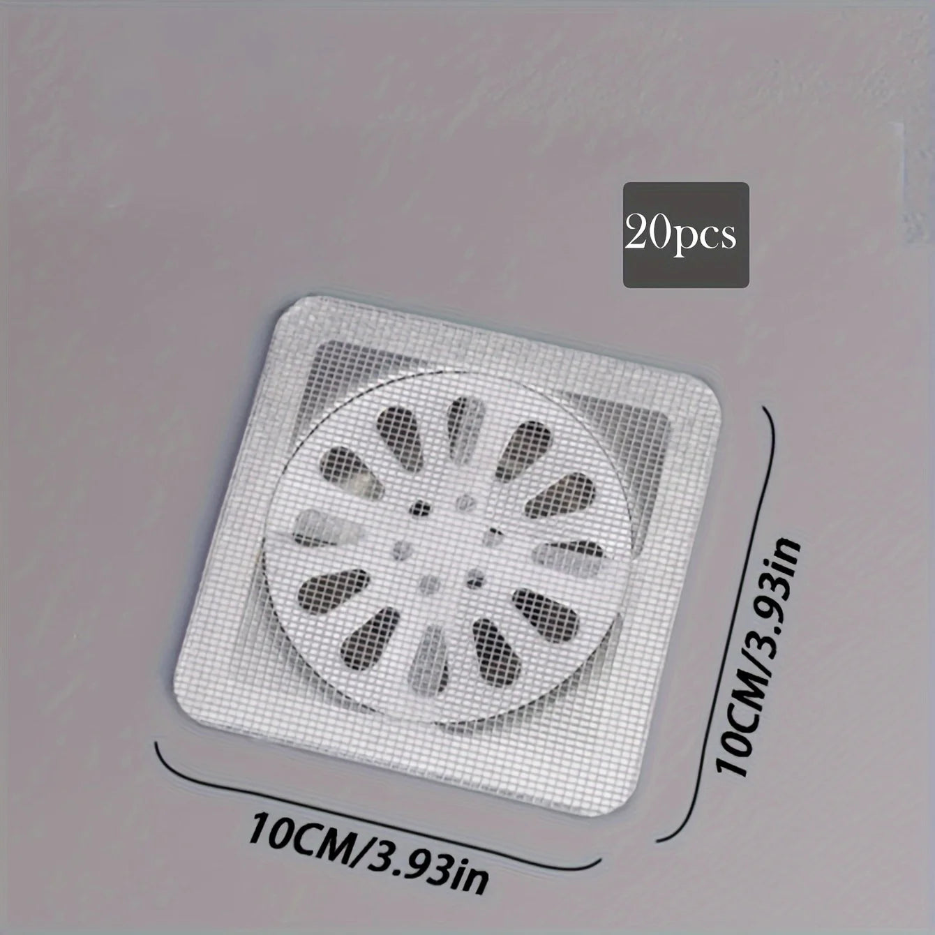 Filtro Drenaje Piso Adhesivo - Red Atrapa Cabello Baño Cocina