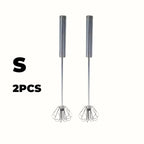 Batidor Huevos Acero Inoxidable Semi-Automático - Cocina Repostería