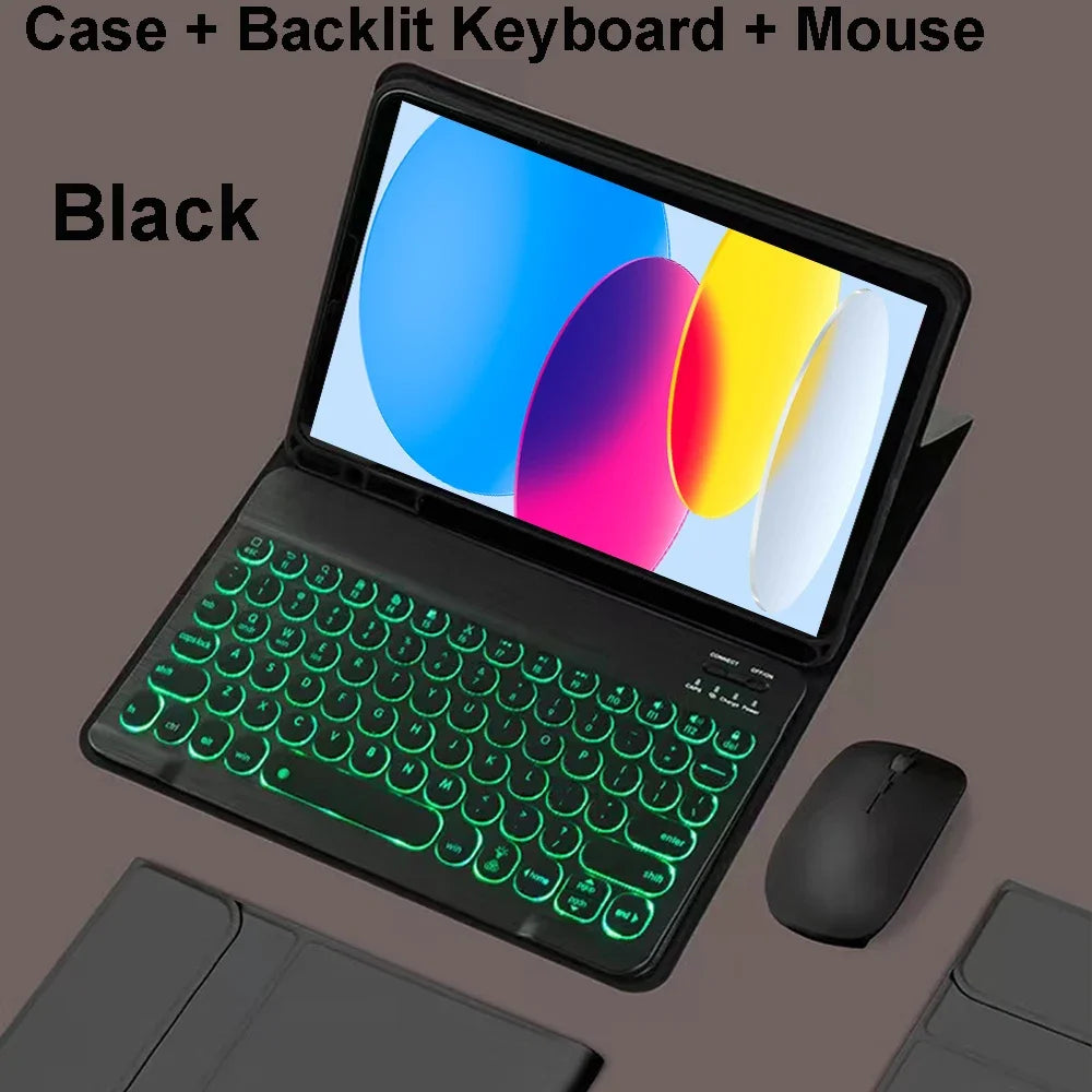 Funda con Teclado Bluetooth para iPad 11 (2025) - Protección Premium y Productividad