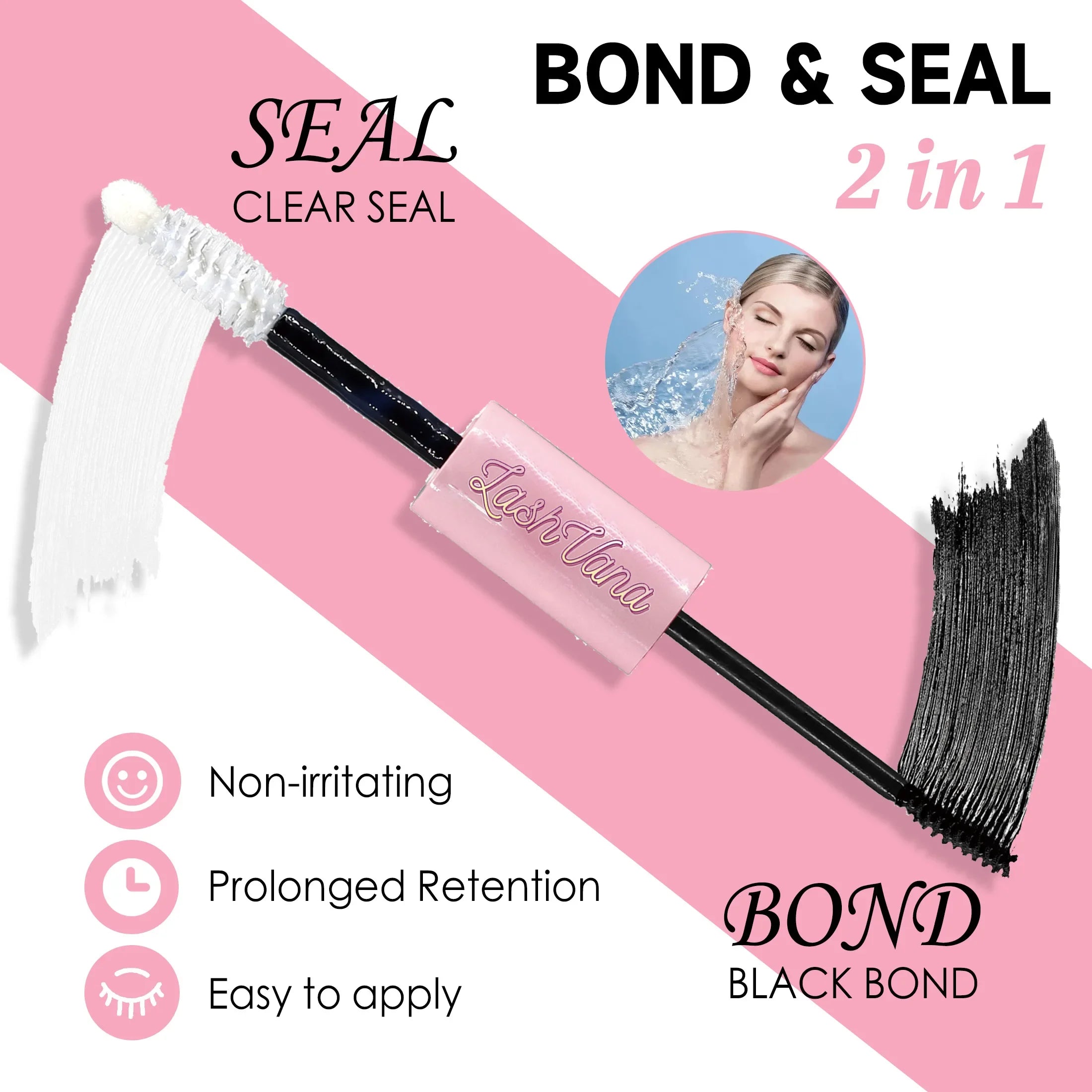 Kit Extensiones Pestañas DIY 200 PCS - Clusters con Adhesivo