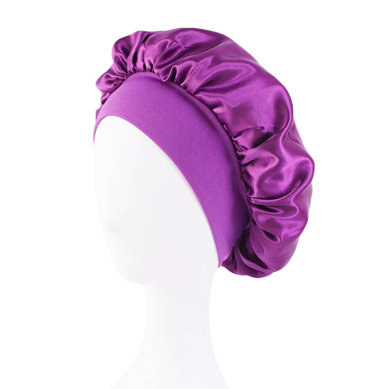 Gorro Satín para Dormir - Protección Cabello Noche Mujer
