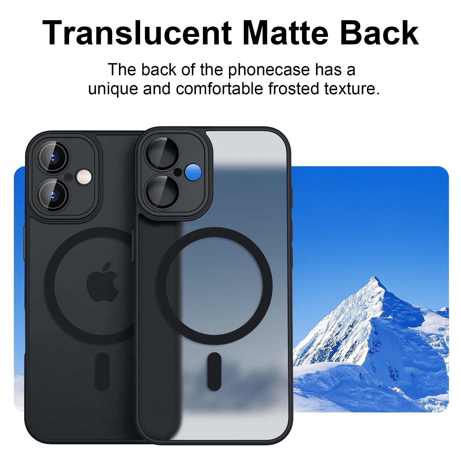 Funda Magnética Magsafe para iPhone 11-16 - Translúcida Mate