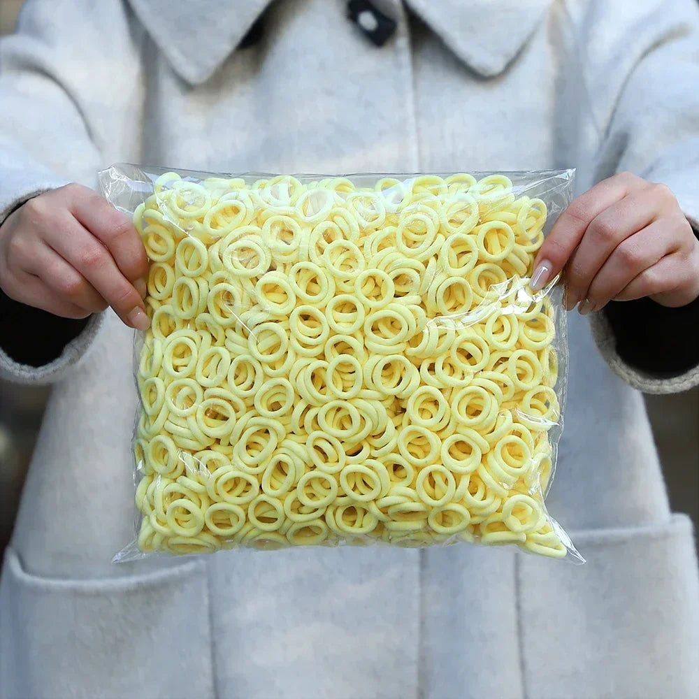 Ligas Cabello Nylon 50 Piezas - Colores Elásticas Niñas Mujer