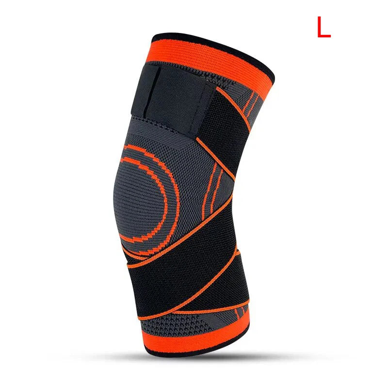 Knee Compressions Sleeve Adjustable Sports Knee Pad Patella Stabilizer Brace Support For Hiking Soccer Basketball Running Sport
