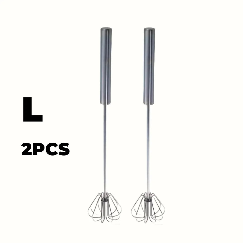 Batidor Huevos Acero Inoxidable Semi-Automático - Cocina Repostería