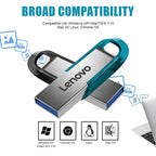 Lenovo Flash Drives 2TB Usb 3.0 Mini High Speed Metal Pendrive 1TB 512GB Stick Portable Drive Waterproof Memoria Storage U Disk