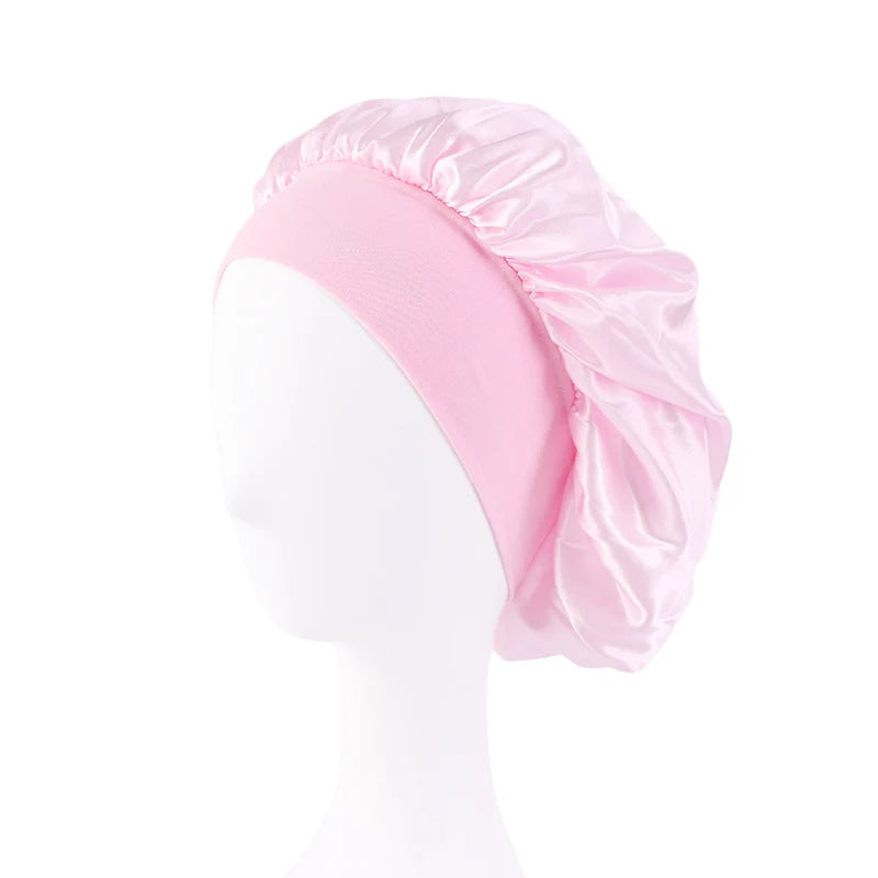 Gorro Satín para Dormir - Protección Cabello Noche Mujer