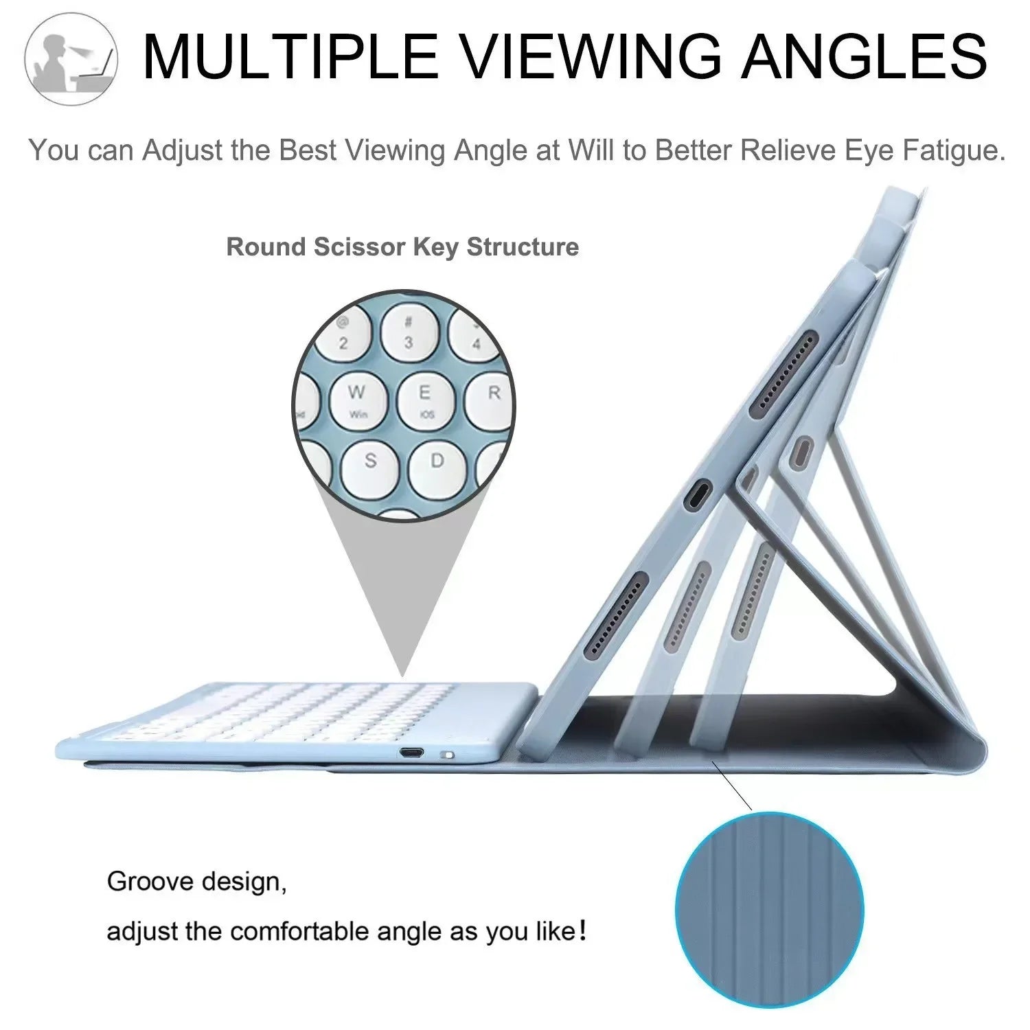 Funda con Teclado Bluetooth para iPad 11 (2025) - Protección Premium y Productividad