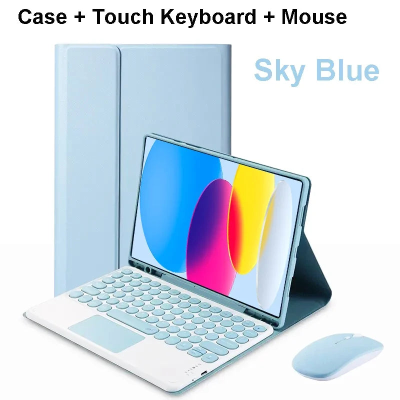 Funda con Teclado Bluetooth para iPad 11 (2025) - Protección Premium y Productividad