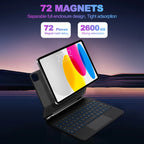 GOOJODOQ Magic Keyboard for iPad 10th 10.9 A16 11th Gen keyboard Case Multi-Touch trackpad with Backlight