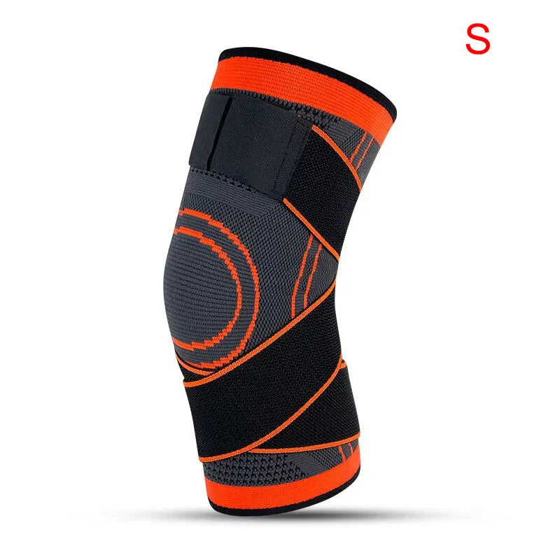 Knee Compressions Sleeve Adjustable Sports Knee Pad Patella Stabilizer Brace Support For Hiking Soccer Basketball Running Sport