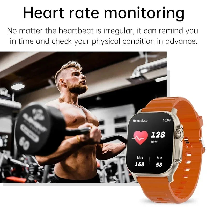Smartwatch LAXASFIT Bluetooth - Monitor Ritmo Cardíaco Android iOS