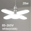Bombilla LED E27 28W Plegable Forma Ventilador - Luz Blanca 6500K
