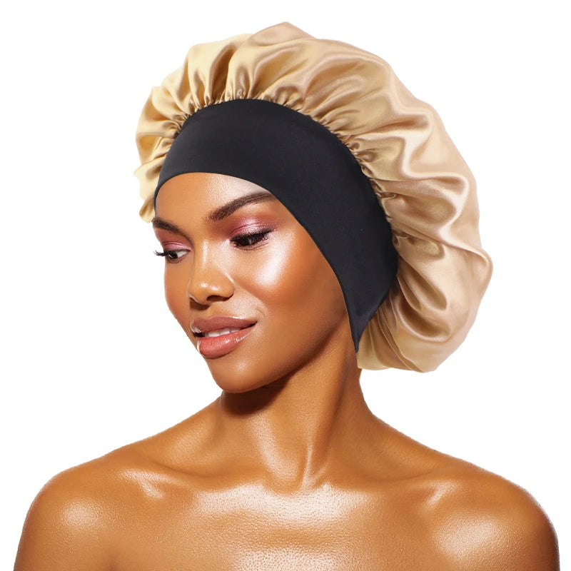 Gorro Satín para Dormir - Protección Cabello Noche Mujer