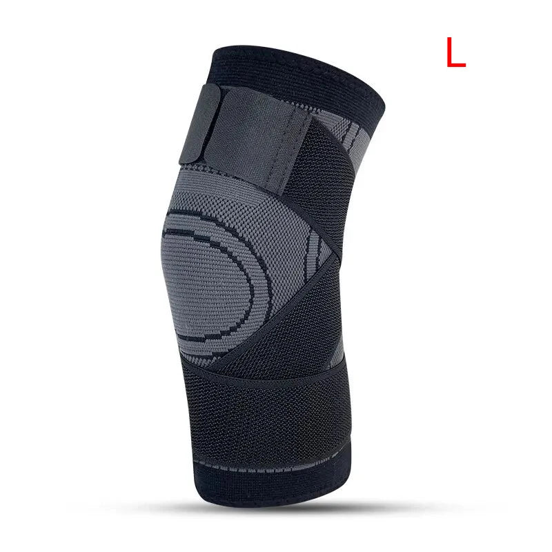 Knee Compressions Sleeve Adjustable Sports Knee Pad Patella Stabilizer Brace Support For Hiking Soccer Basketball Running Sport