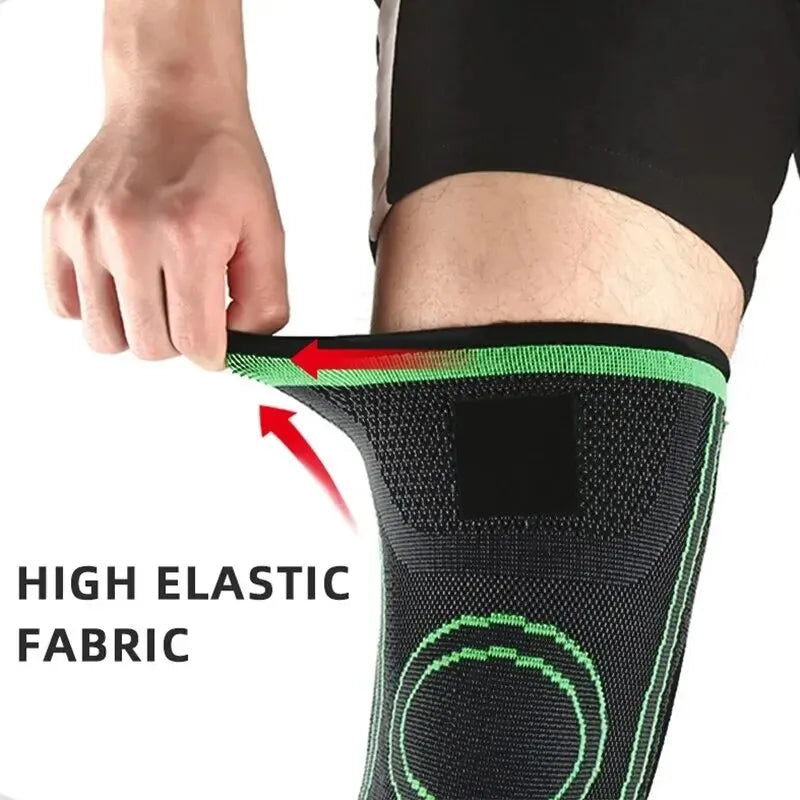 Knee Compressions Sleeve Adjustable Sports Knee Pad Patella Stabilizer Brace Support For Hiking Soccer Basketball Running Sport