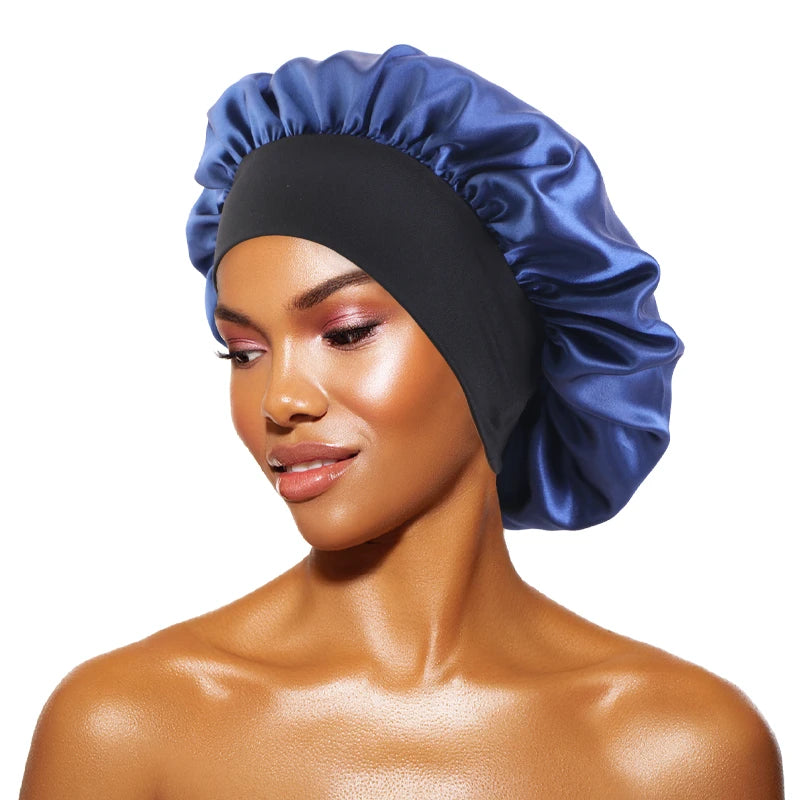 Gorro Satín para Dormir - Protección Cabello Noche Mujer