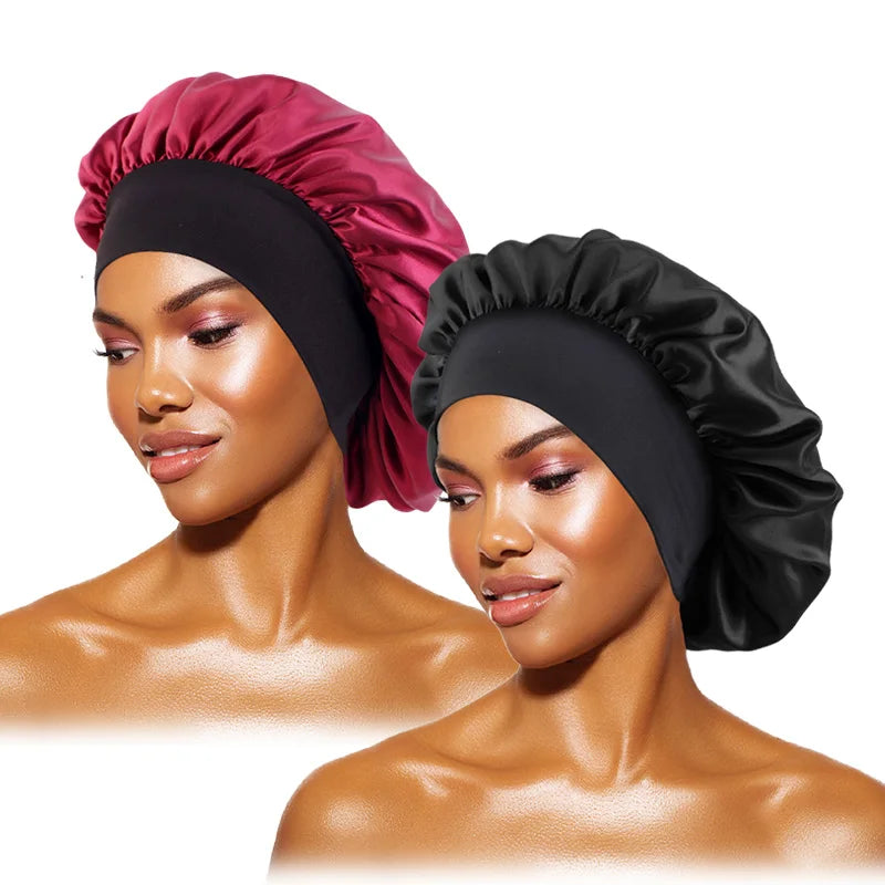 Gorro Satín para Dormir - Protección Cabello Noche Mujer