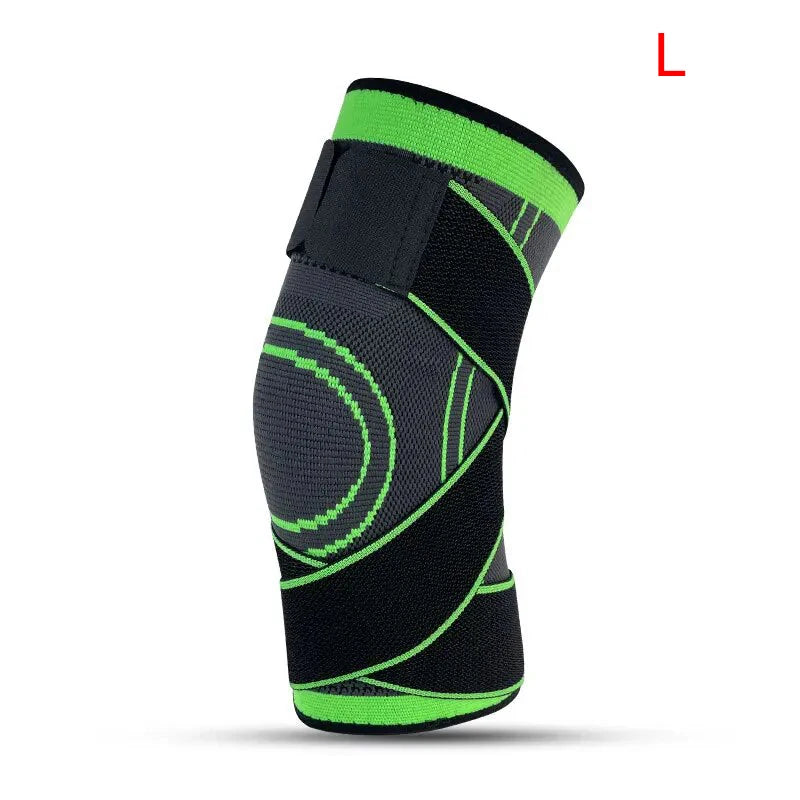 Knee Compressions Sleeve Adjustable Sports Knee Pad Patella Stabilizer Brace Support For Hiking Soccer Basketball Running Sport