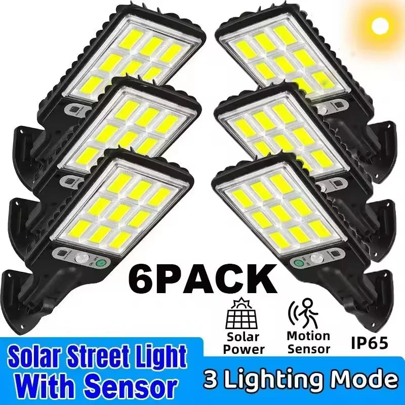 Lámpara Solar LED Jardín Exterior - Luz Pared Decorativa Impermeable