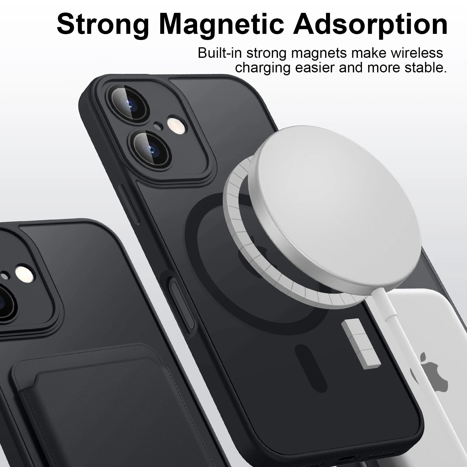 Funda Magnética Magsafe para iPhone 11-16 - Translúcida Mate