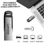 Lenovo Flash Drives 2TB Usb 3.0 Mini High Speed Metal Pendrive 1TB 512GB Stick Portable Drive Waterproof Memoria Storage U Disk