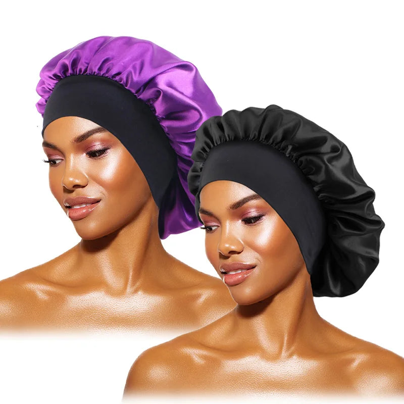 Gorro Satín para Dormir - Protección Cabello Noche Mujer