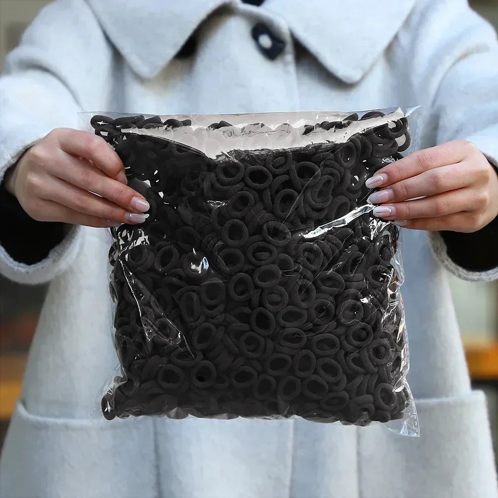 Ligas Cabello Nylon 50 Piezas - Colores Elásticas Niñas Mujer