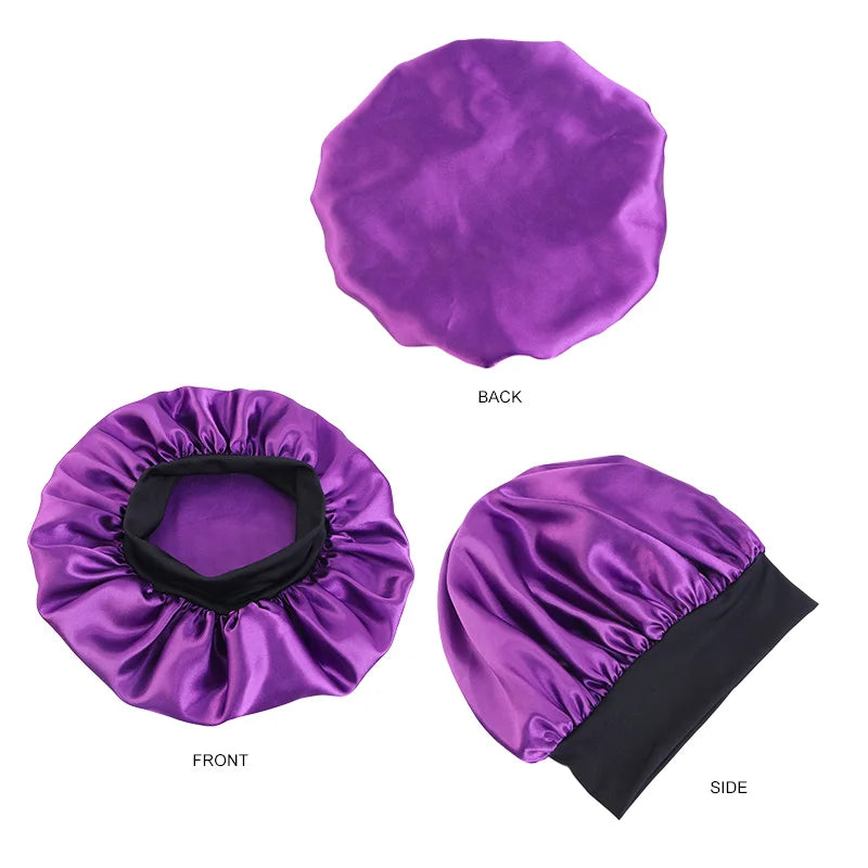 Gorro Satín para Dormir - Protección Cabello Noche Mujer